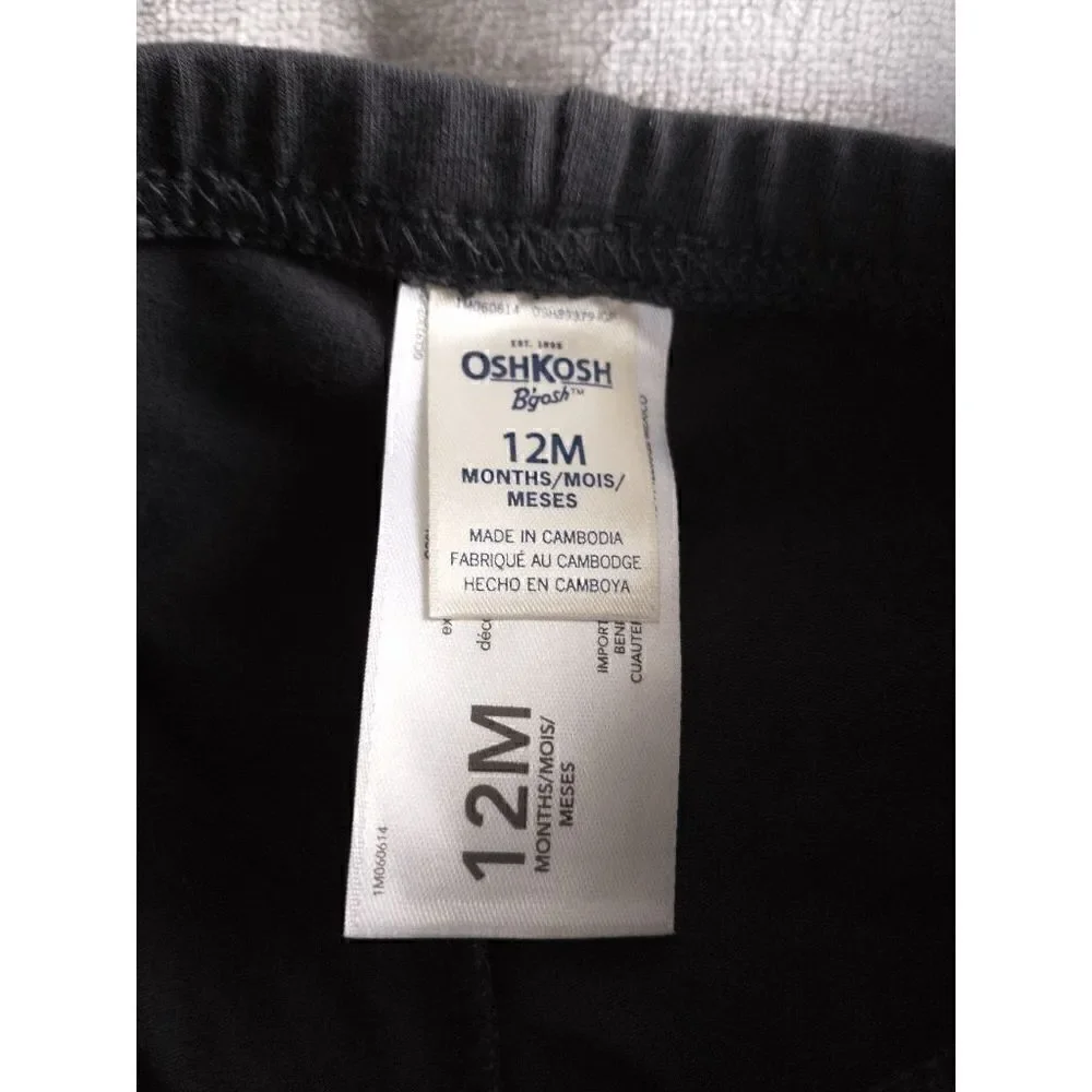 NWOT Oshkosh 12M Coat, Shirt and Leggings Set